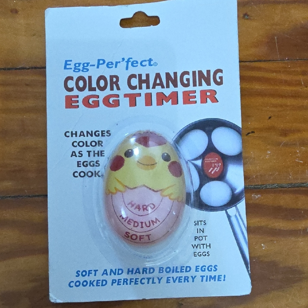 Color Changing Egg Timer - Yellow/Red